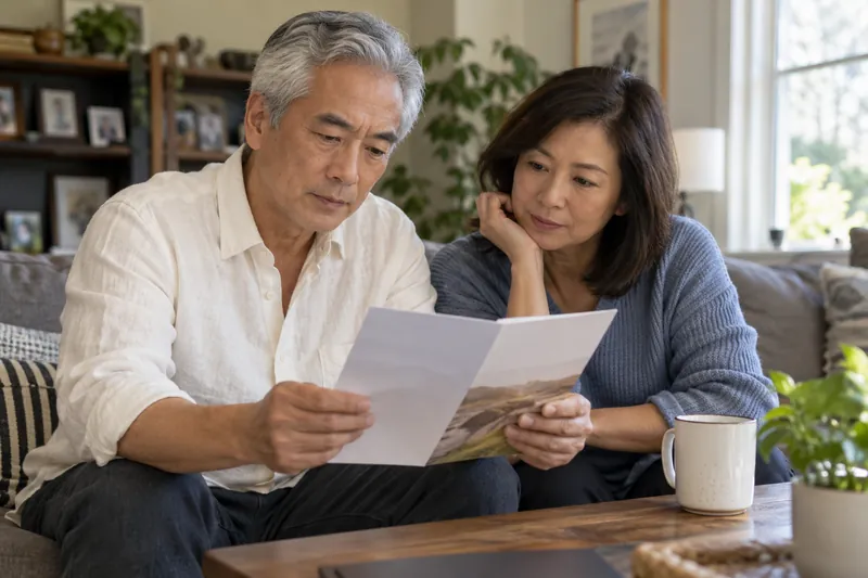 People reviewing the conditions of an offer